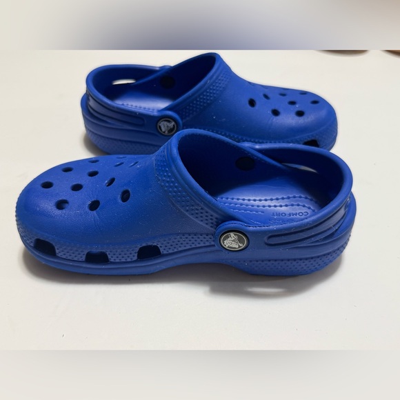 Crocs - Bright Blue size 13C Used - Picture 2 of 5